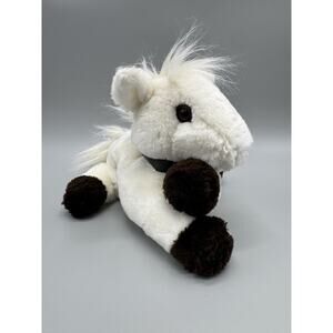 Giddy Up Corral White Horse Plush 12” Stuffed Animal